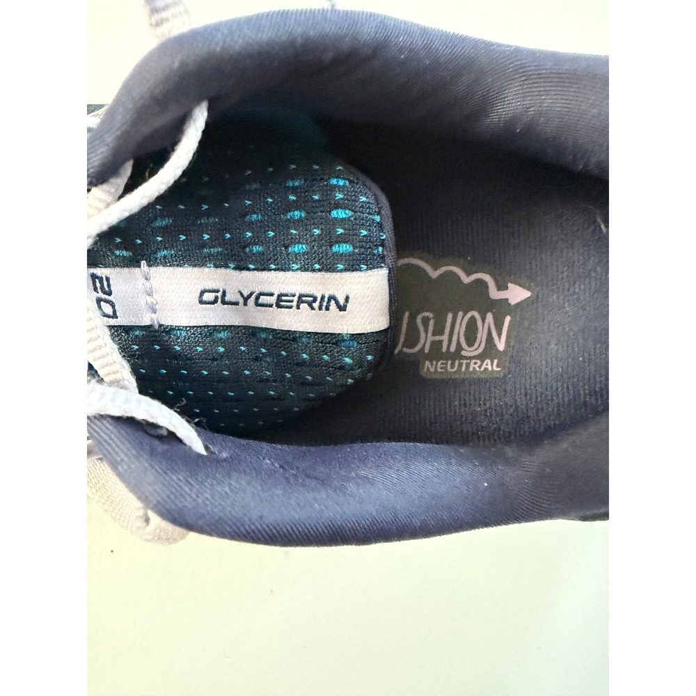 Brooks Glycerin 20 Womens Running Shoes Peacoat Ocean Wide Size 10 - Picture 4 of 15